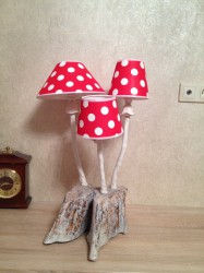 Светильник мухомор