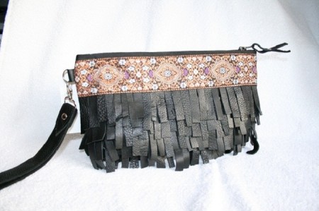 Клатч кожа403