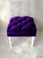 Пуфик бархат