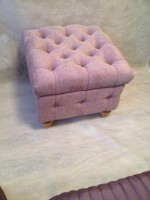 Пуф лиловый