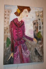 Девочка с птицей